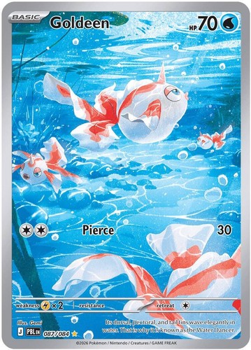 Goldeen holofoil pbl - goldeen,