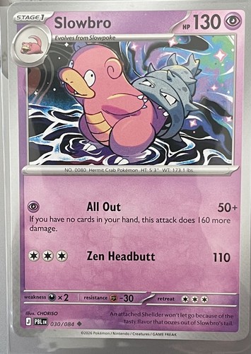 Pokemon tcg slowbro - tcg, 030/084