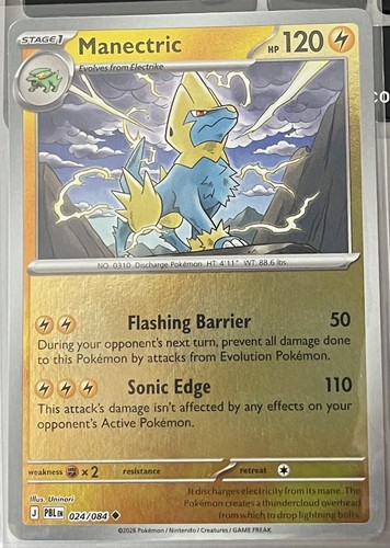 Pokémon manectric 024 084 - 024/084,