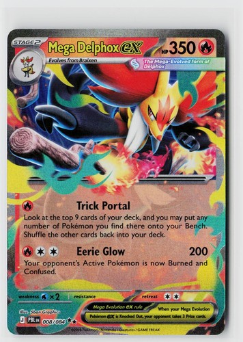 Mega delphox holofoil pbl - mega, [pbl